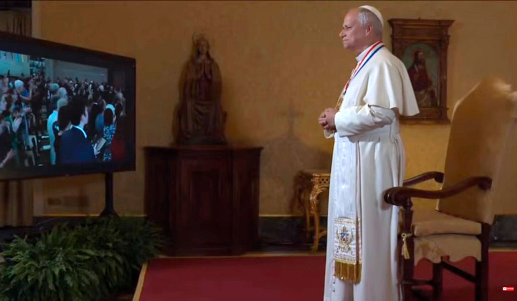 El Papa ha seguido la gala desde una sala del Vaticano.