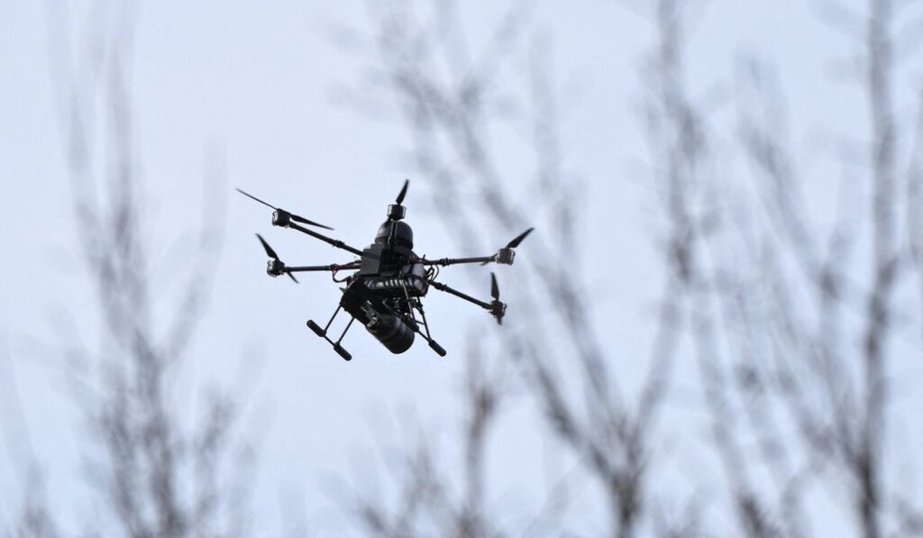 Un dron de precisión en el frente.