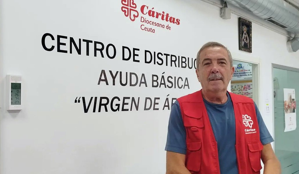 Fernando Sotomayor es director de Cáritas Ceuta desde agosto del año pasado.