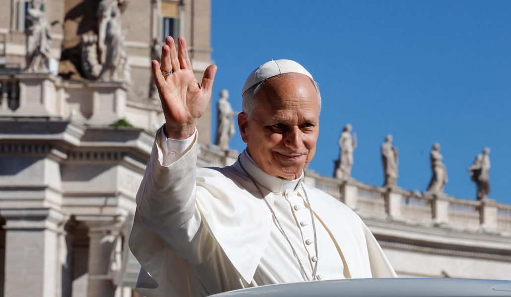 El Papa durante la audiencia.