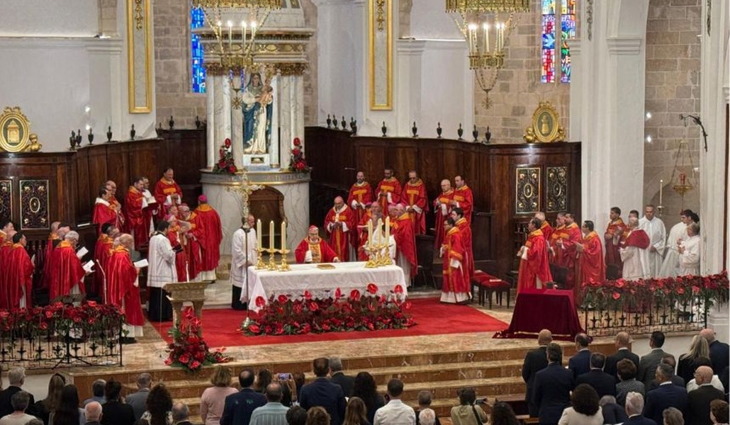 El prefecto durante la celebración.