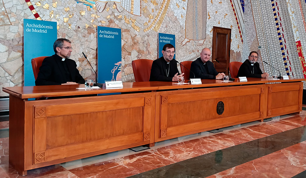 Rueda de prensa tras el nombramiento.