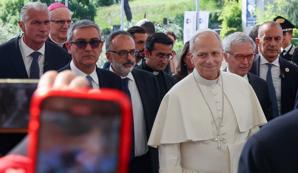 El Papa antes de someterse a la operación.
