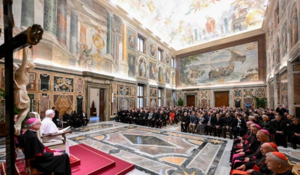 Discurso del Santo Padre. Foto: Vatican Media.
