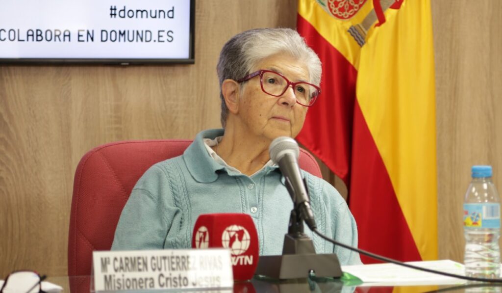 Mari Carmen Gutiérrez durante su intervención. Foto: OMP.