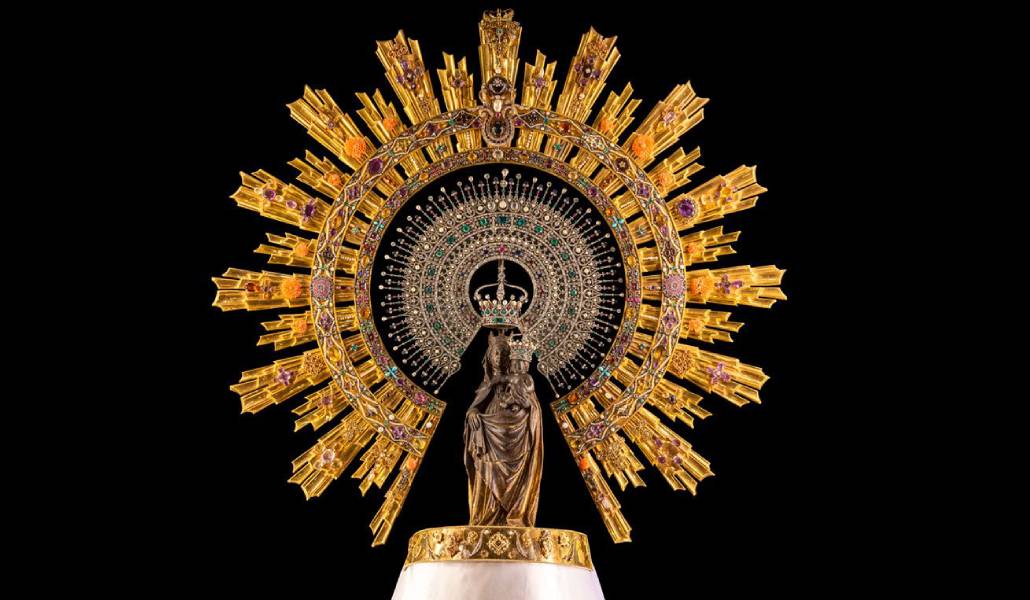 La imagen original de Nuestra Señora del Pilar, en Zaragoza.
