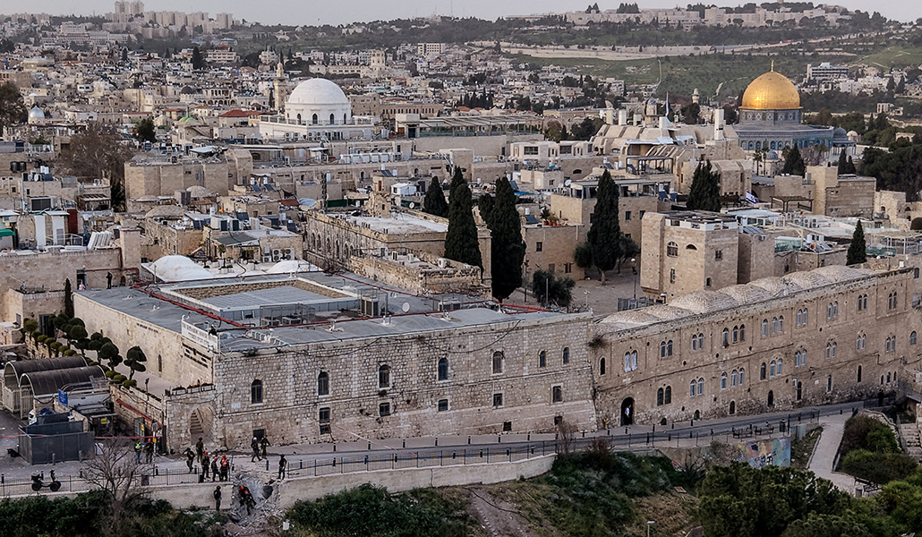 La ciudad vieja de Jerusalén vista en 2026.