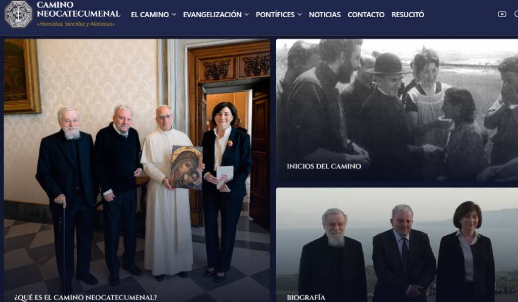 Algunos de los contenidos de la nueva web.
