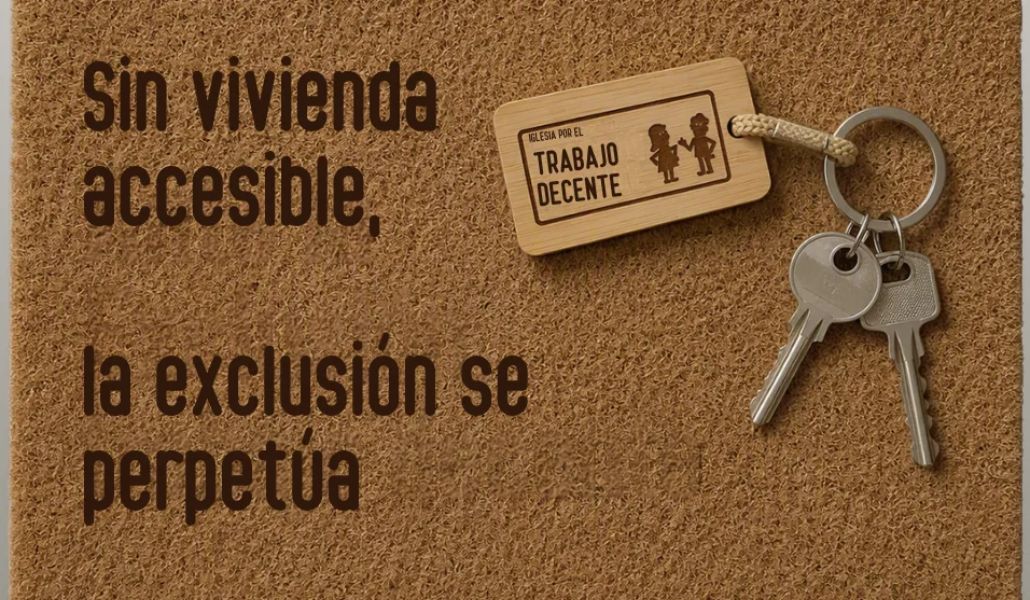 Cartel para el manifiesto de la Jornada Mundial por el Trabajo Decente.