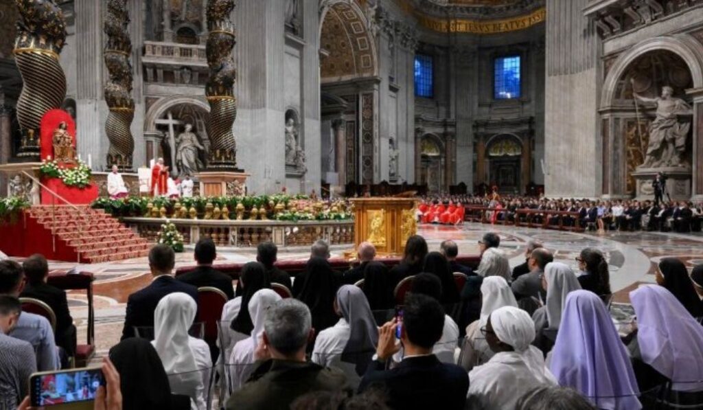 La basílica de San Pedro en la inauguración de curso.