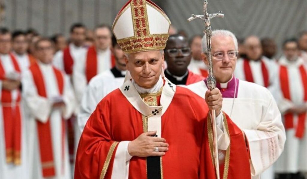 El Papa en la Misa en la basílica de San Pedro.